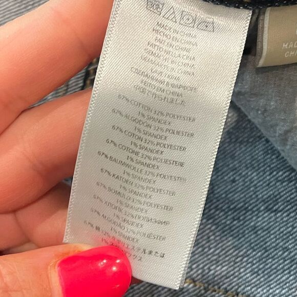 Michael Kors Dark Wash Denim Jeans Flare Leg Size 8 - Picture 9 of 12